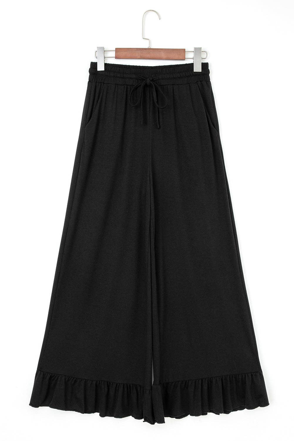 FASHION BLVD - Wholesale Pants - Women's - FB Ruffle Wide Leg High Waist Pants7