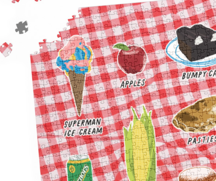 City Bird – Puzzle - Adulto por atacado – Quebra-cabeça Michigan Foods2