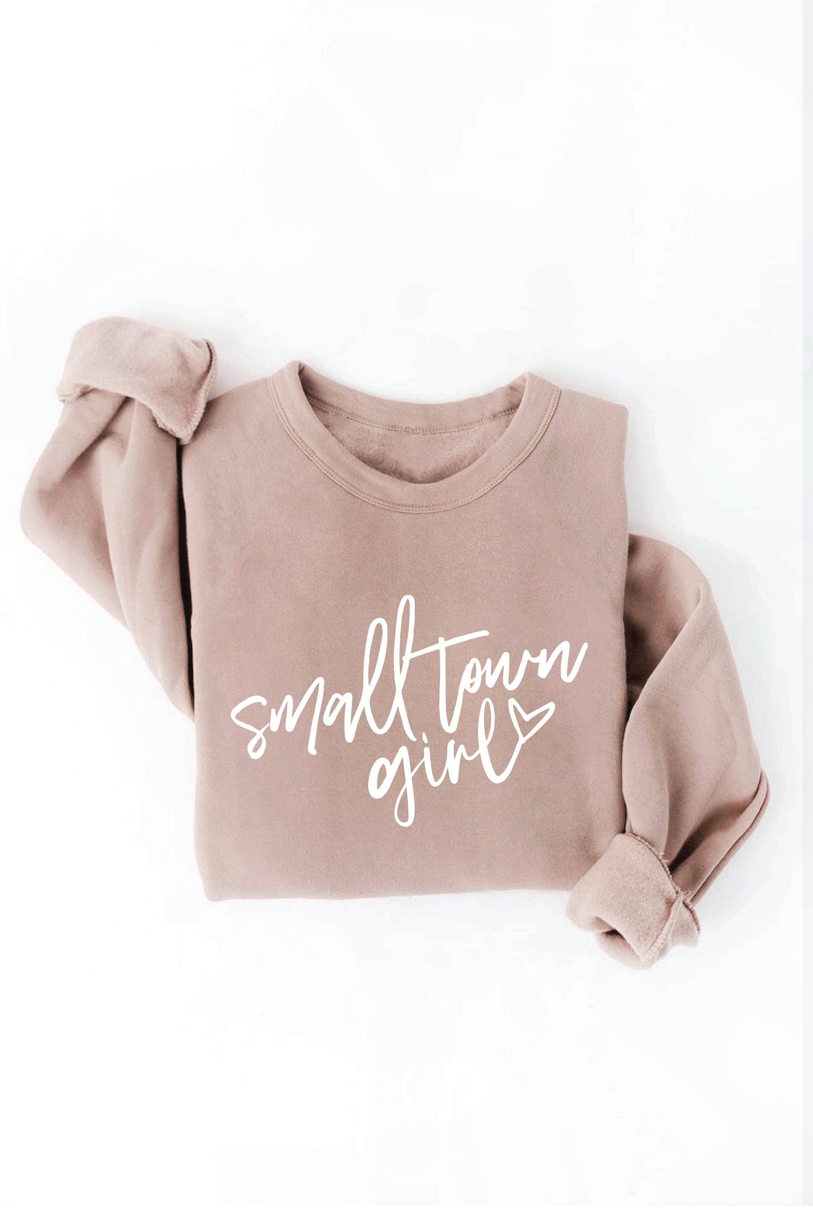 OAT COLLECTIVE - Wholesale Graphic Sweatshirt - Women's - SMALL TOWN GIRL  Graphic Sweatshirt2