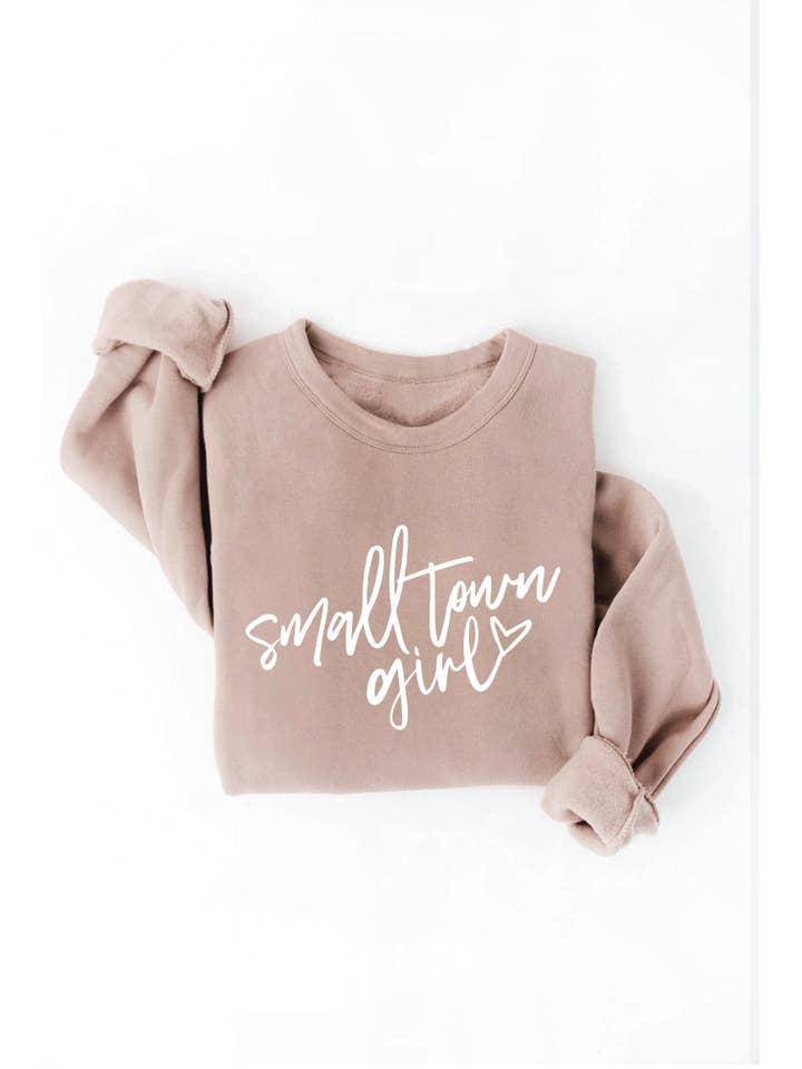 OAT COLLECTIVE - Vente Sweat-shirt à imprimés – femme - Chandail à motif SMALL TOWN GIRL2