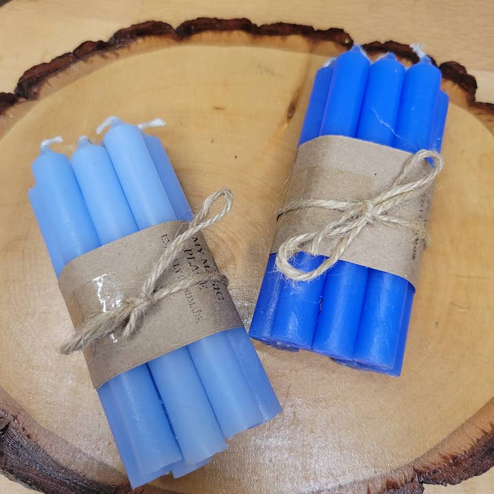 My Magic Place Shop - Wholesale Tapered Candle/Candlestick - Pack of 10 colored spell candles, Chime Candle 4 Inches3