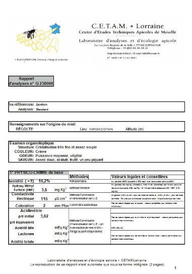 Zayti L.T.D.M - Vente Miel - Miel Blanc du Kirghizistan. Miel de Sainfoin, Doux et Parfum8