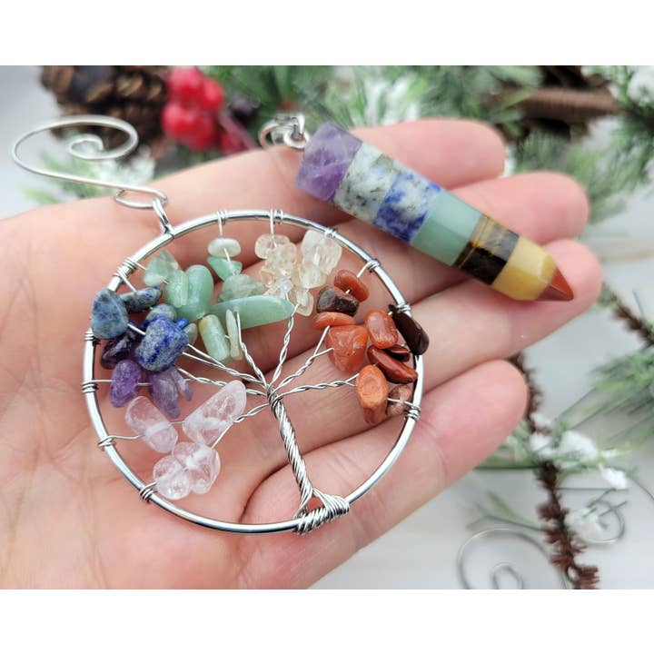 WonderLight Jewelry – Conjunto de ornamentos por atacado – Conjunto de Ornamento Chakra Yoga - Chakra/ Balance13