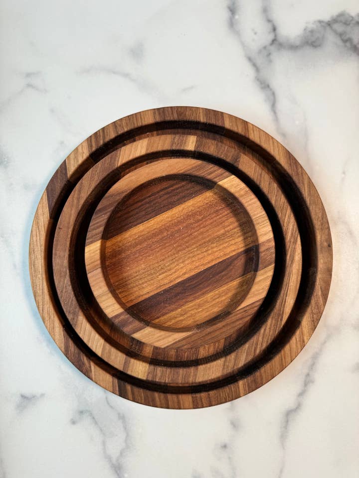 Set de plaques gigognes pour la vente par Rowe Station Woodworks