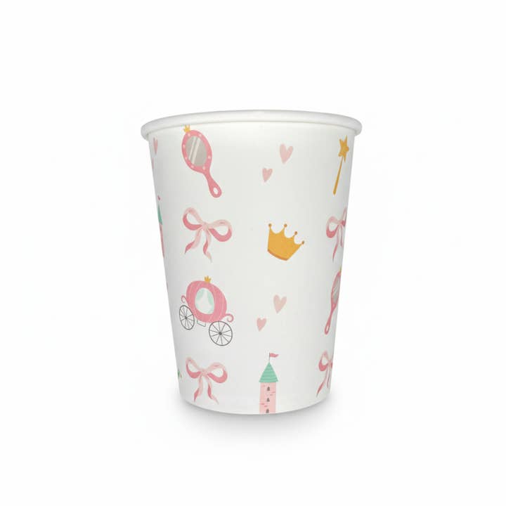 Princess Paper Cups 9oz (8 Pack) for wholesale by Cherrysh Party - the new name for Pooka Party