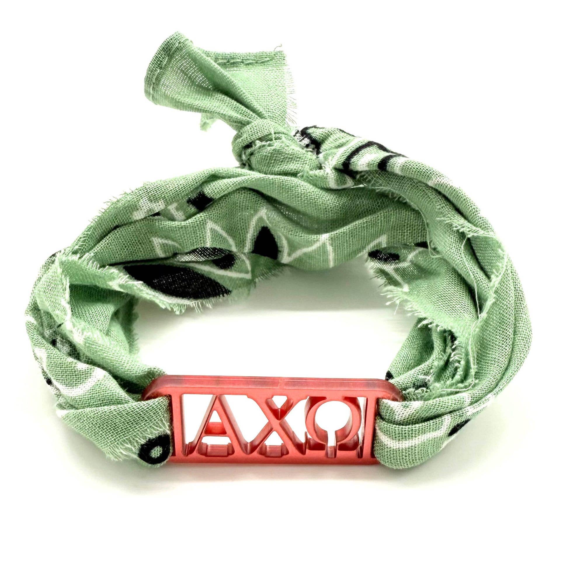 Sarahndipity Shop - Wholesale Bandana - Women's - Bandana Wrap w/ Sorority Acrylic Slide 5