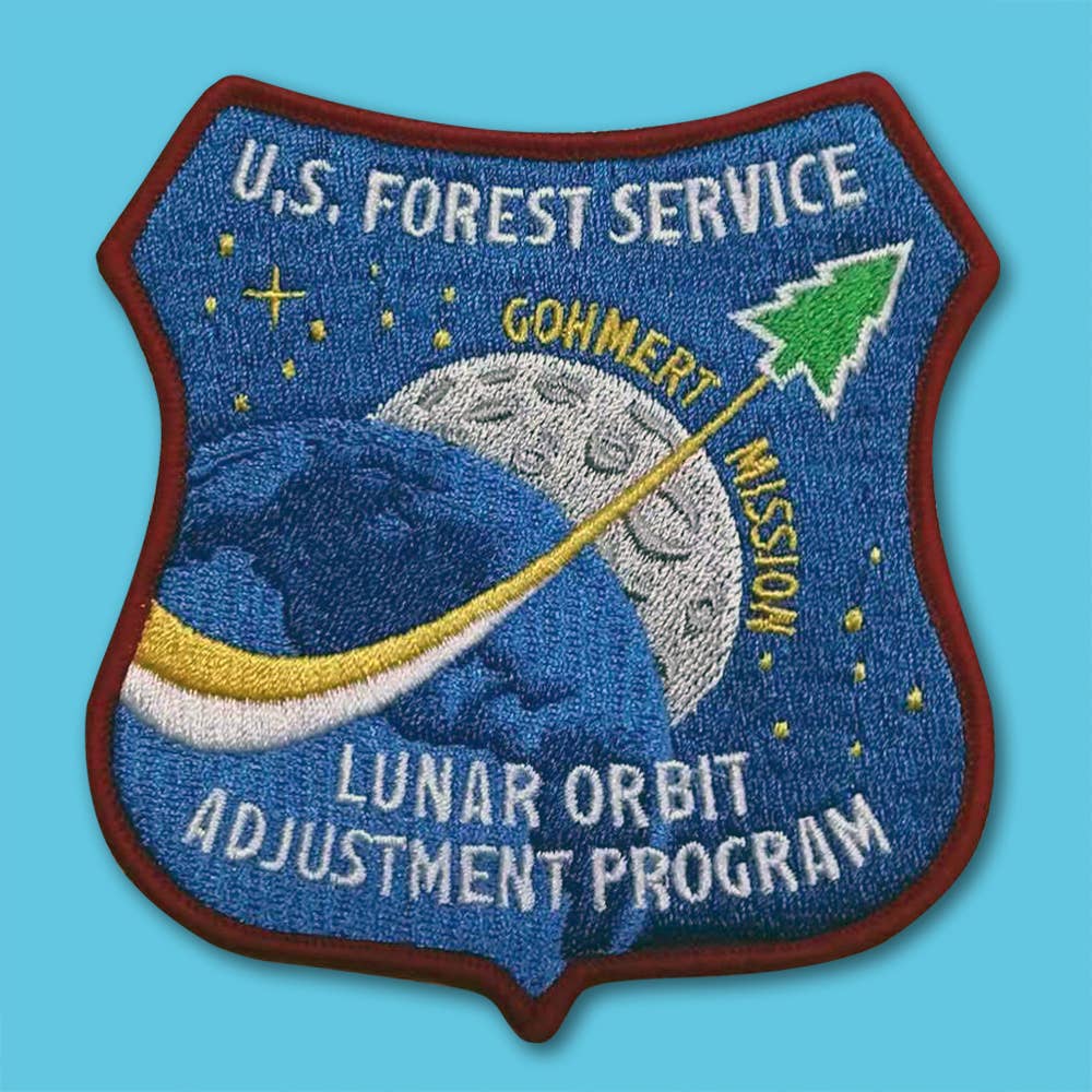 Dissent Pins - Wholesale Patch - U.S. Forest Service Lunar Orbit Adjustment Patch - Iron on1