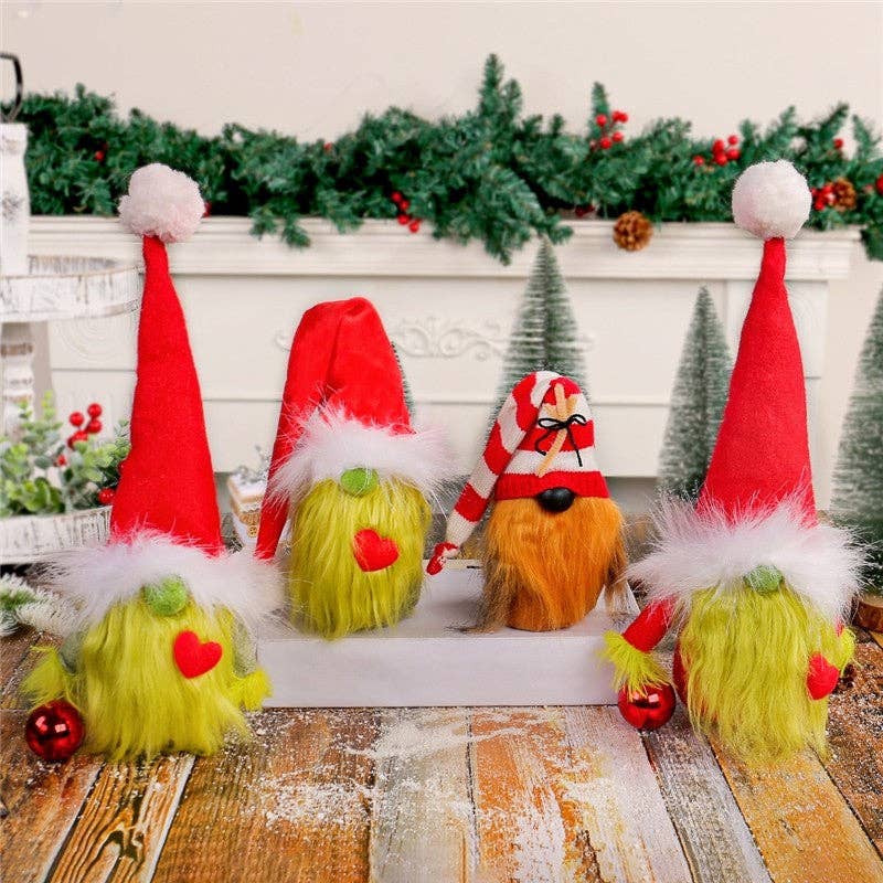 UZ Wholesale Store – Engroshandel Julepynt – Rødt Hjerte Ansigtsløs Dukke2