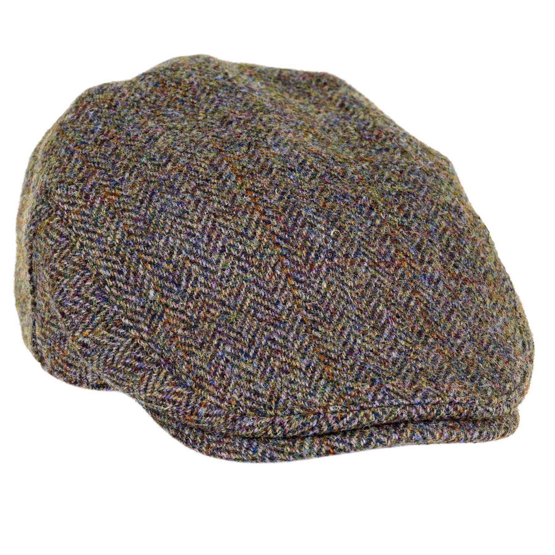Heather Hats & Accessories - Wholesale Flatcap - Men's - Highland Harris Tweed Flat Cap ZH0148