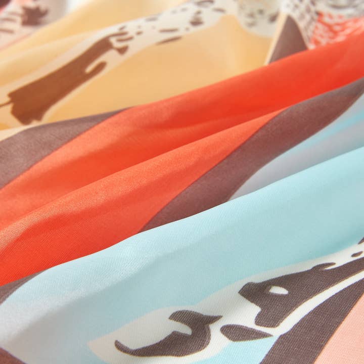 ALBERTO CABALE - Wholesale Scarf - Women's - Triumph Cléo Small Silk Square7