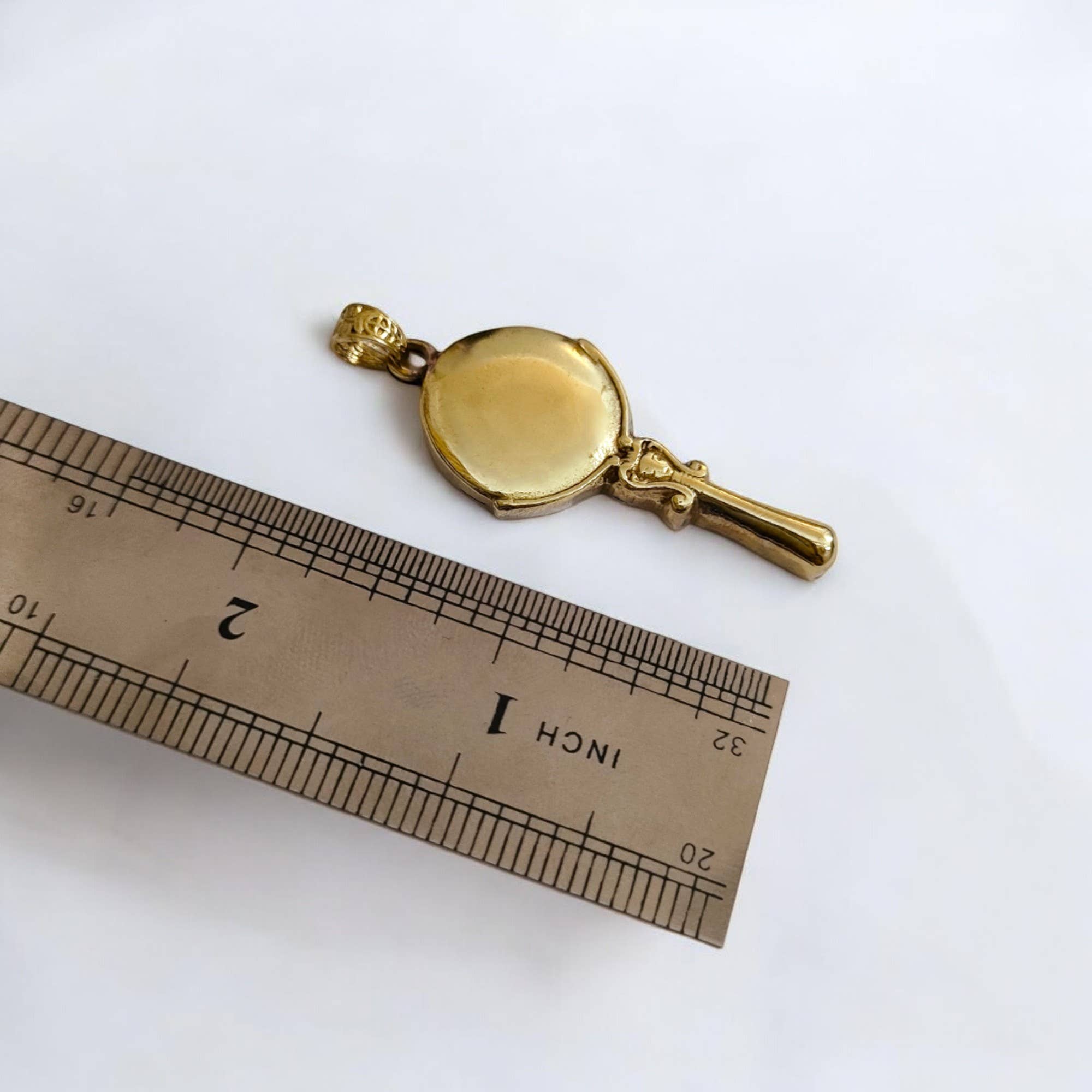 ALADDIN'S LAMP JEWELRY - Wholesale Pendant/Charm Necklace - Goddess Hathor Mirror Gold Pendant only1