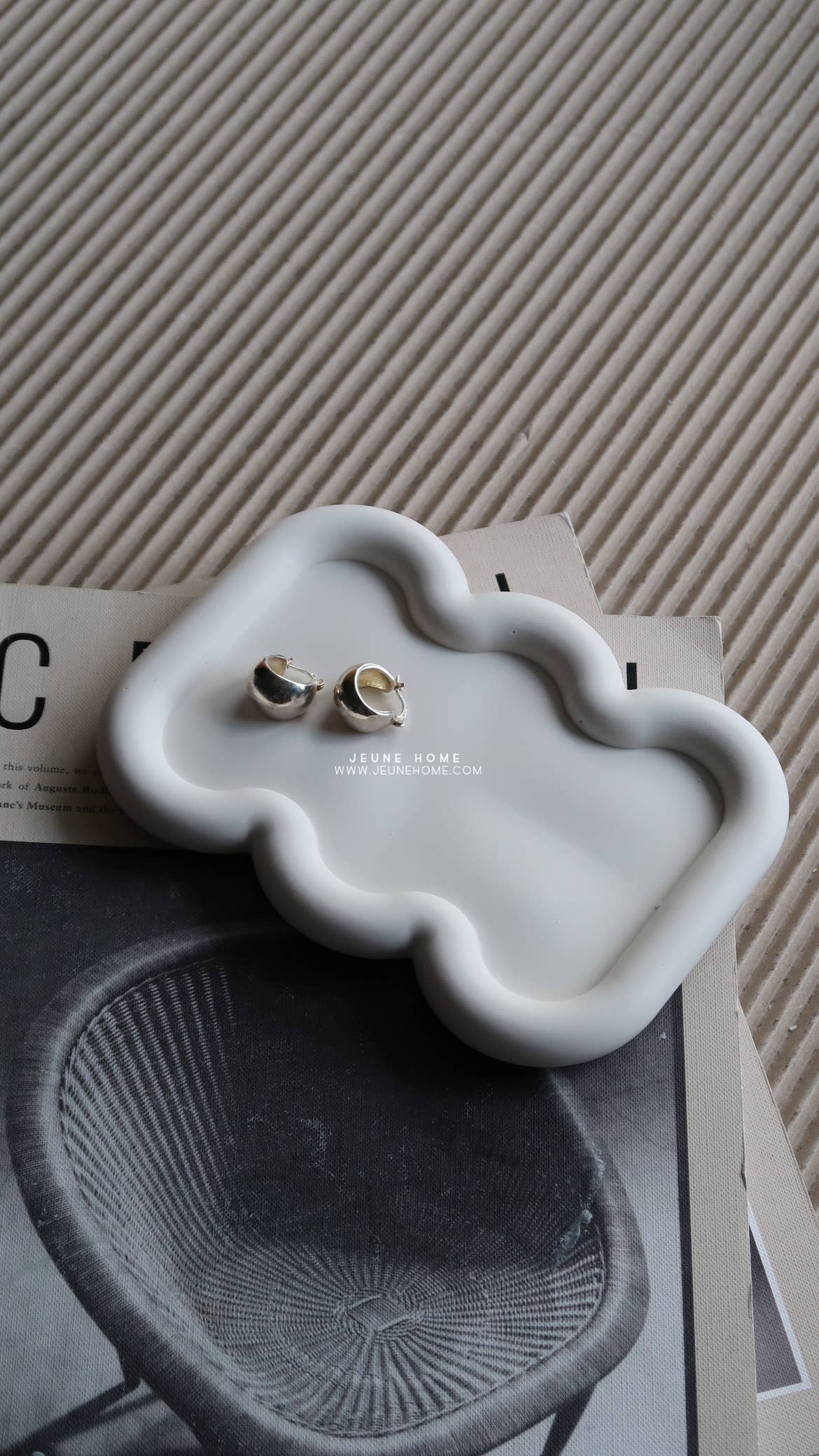 Jeune Home – wholesale Decorative tray – Val - wavy trinket tray | jewellery tray | catch all tray 1