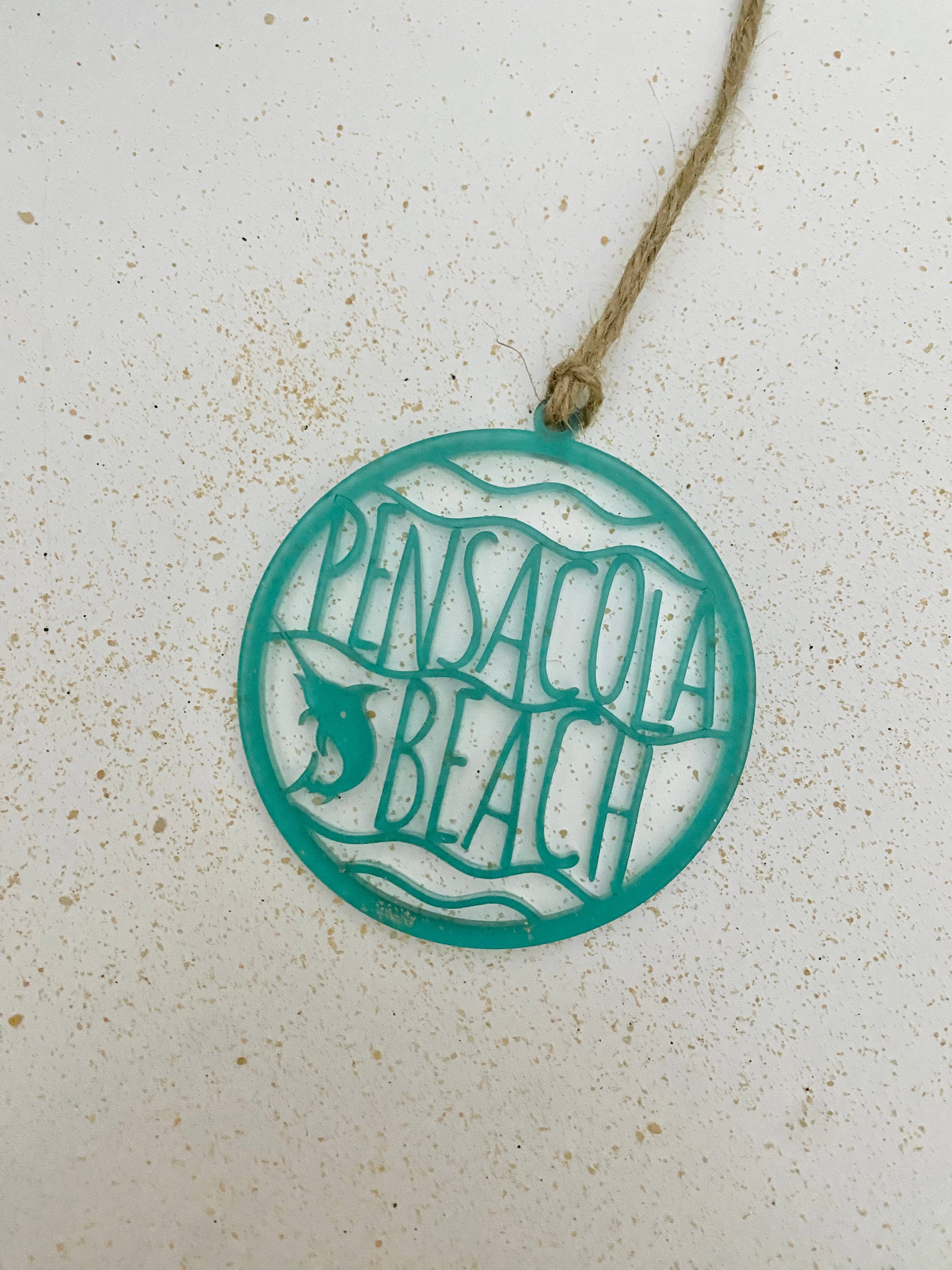 zoo&roo - Wholesale Ornament - Pensacola Beach Ornament Florida Souvenir Wood or Sea Glass17