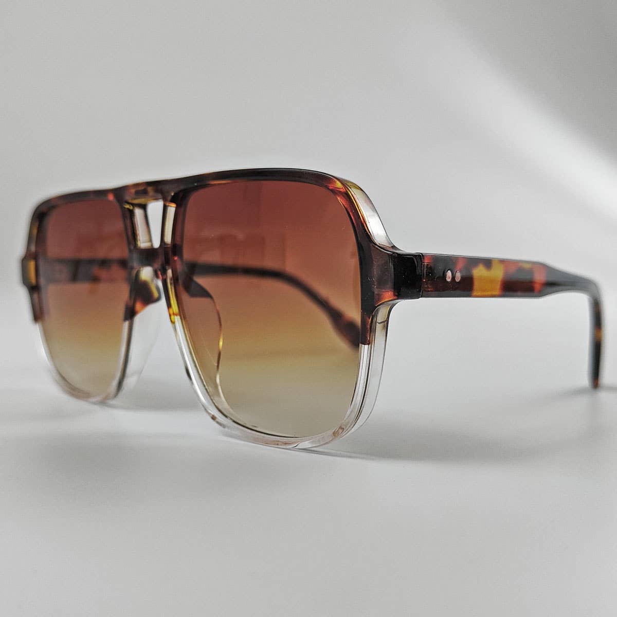 ACCITY - Wholesale Sunglasses - Unisex - DOUBLE BRIDGE LARGE FRAME DRIVING SUNGLASSES_CWASG061412