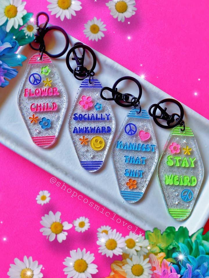 Porte-clés GROOVY pour la vente par Cosmic lovely