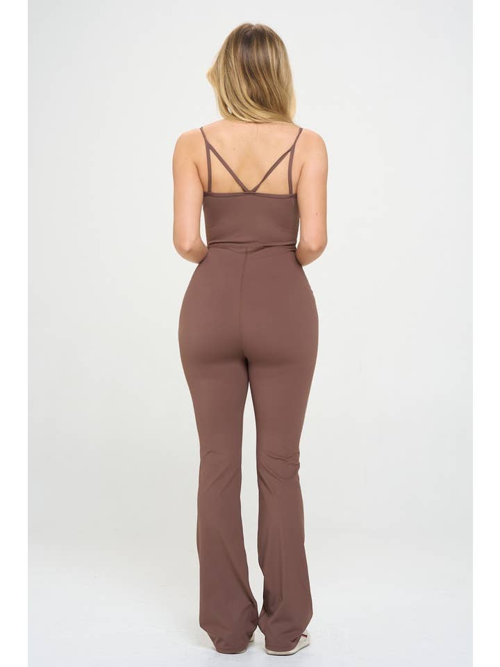 otos active - Wholesale Jumpsuit - Women's - Active Flare Cami Jumpsuit Romper3