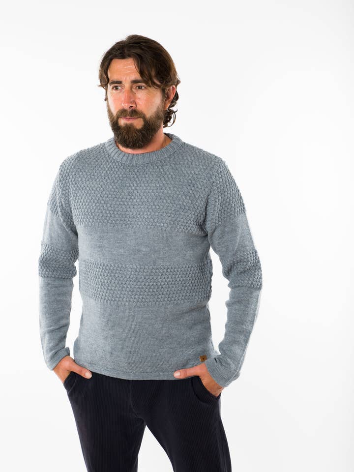 NEW HARBOR SWEATER ROUND NECK for wholesale by Fuza Wool Of Denmark