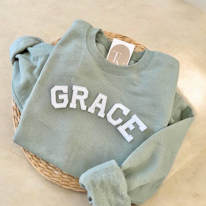 Threads And Needles, INC. - Wholesale Sweatshirt - Unisex - Grace Upon Grace Sweatshirt, Christian Sweatshirt3