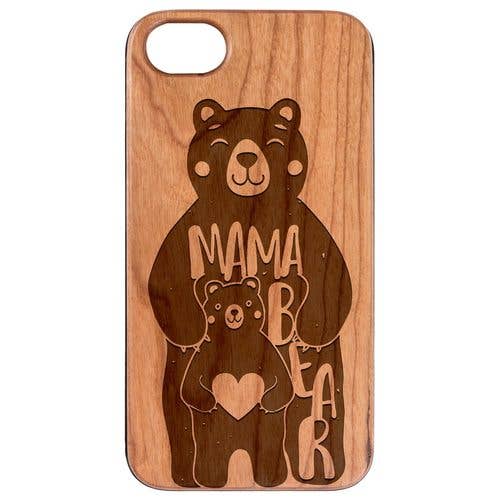 Cherry Wood - Mama Bear Engraved for wholesale by OTTO CASE