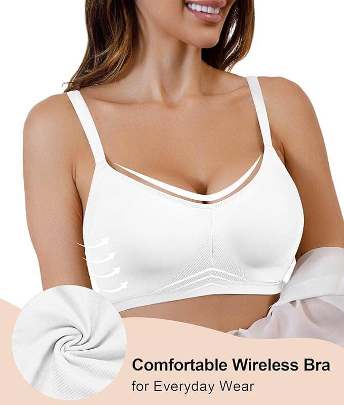 ShaperX Shapewear - Wholesale Bra - Women's - SHAPERX Seamless Lightly Lined Wireless Bra3