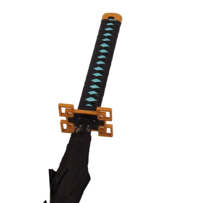 CLICK ARMS - Wholesale Umbrella - Unisex - Katana Style Umbrella Demon Slayer Muichiro Tokito Pattern2