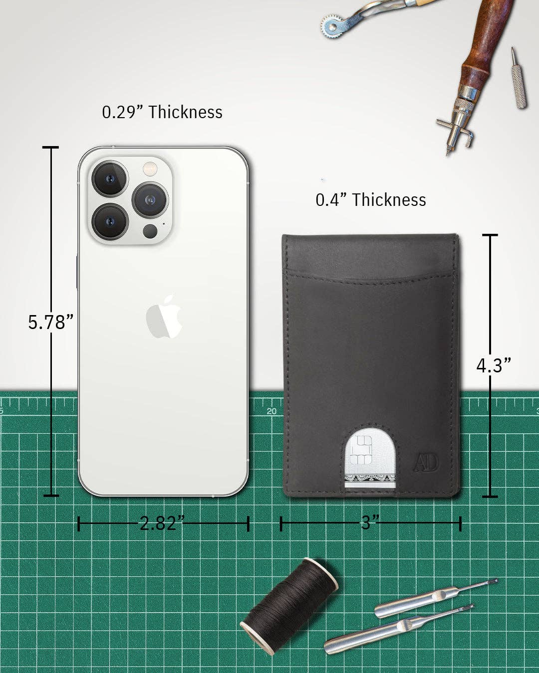 Access Denied Accessories - Wholesale Wallet - Men’s - Real Leather Wallets For Men Money Clip Bifold Wallet RFID19