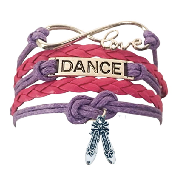 Sportybella – wholesale Charm/dangle bracelet – Ballet Charm Bracelet - Pick Colors6