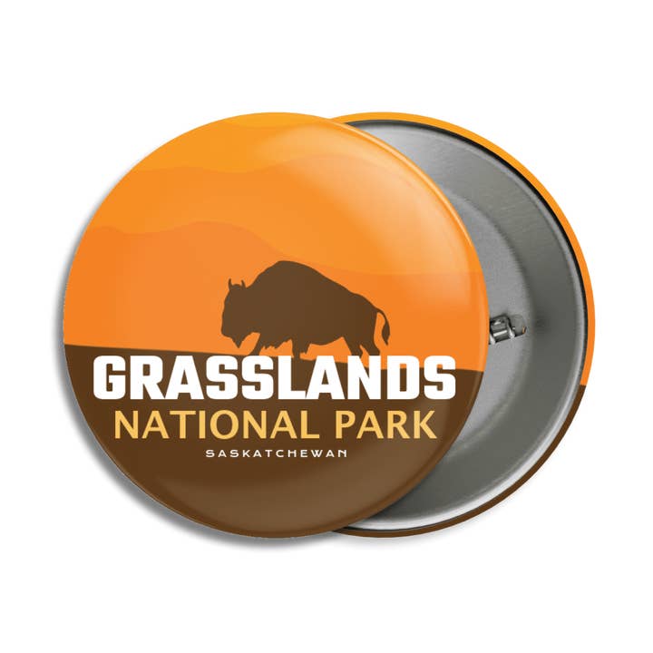 Grasslands National Park i Canada Pinback-knap for engroshandel hos Canada Untamed