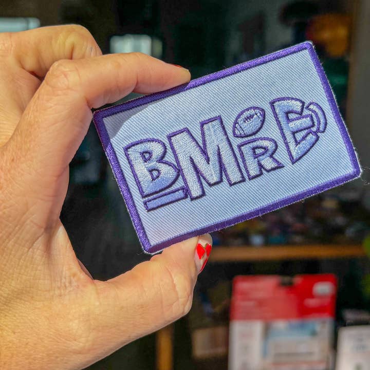 Love Your Mama Studios - Wholesale Patch - Baltimore Maryland Football Iron On Patch3