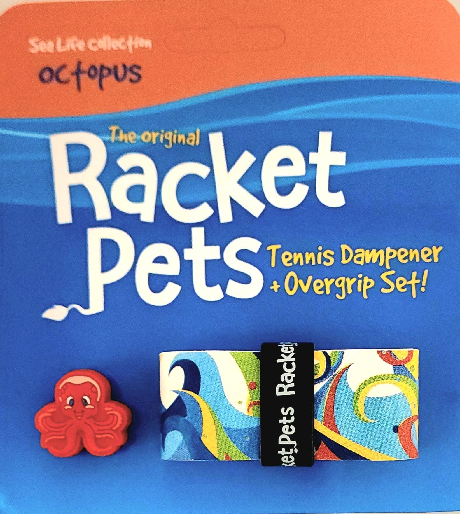 Racket Pets - Wholesale Sporting Accessories - Octopus Tennis Overgrip Tape and Matching Shock