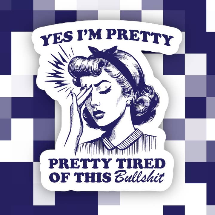 Abbastanza stanco di BS Sticker per la vendita all'ingrosso da parte di Ace the Pitmatian Co