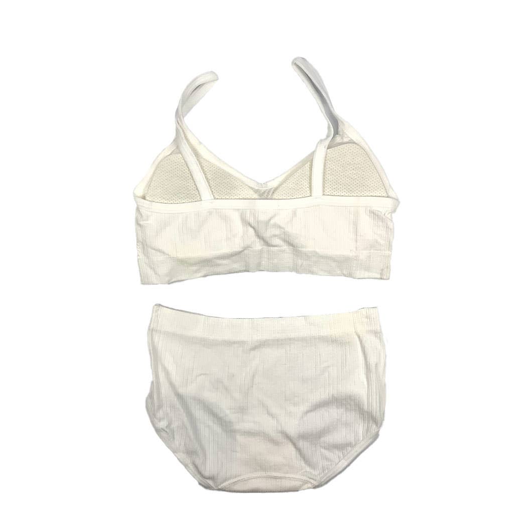 Surtido Conjunto de bralette texturizado + braguitas clásicas/T21303 de venta al por mayor en Faire4