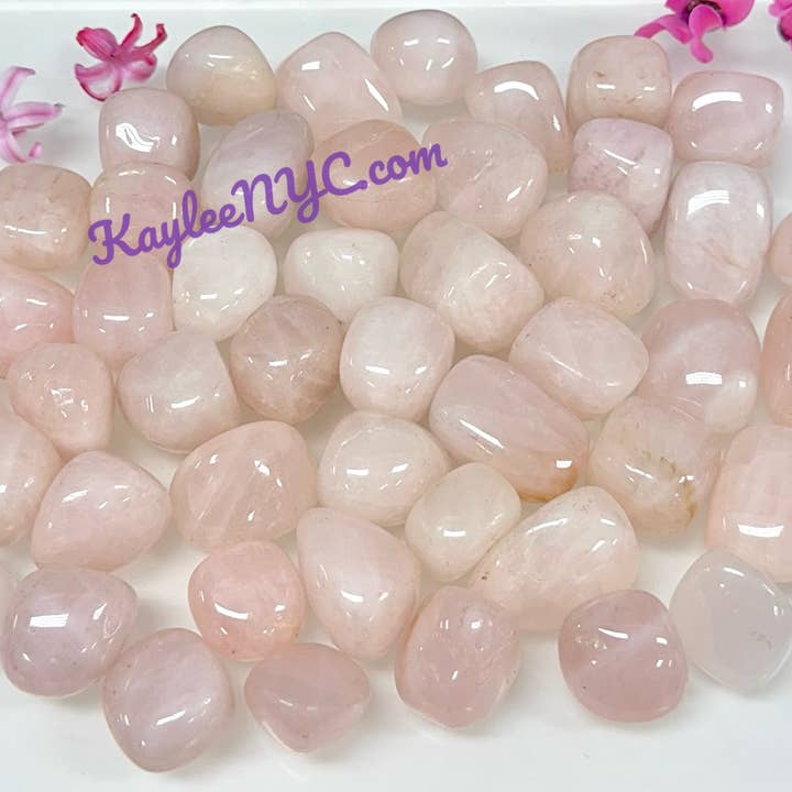 KayleeNYC - Wholesale Spiritual Stone/Crystal - Wholesale Lot 2 lbs Natural Rose Quartz tumble Stone1