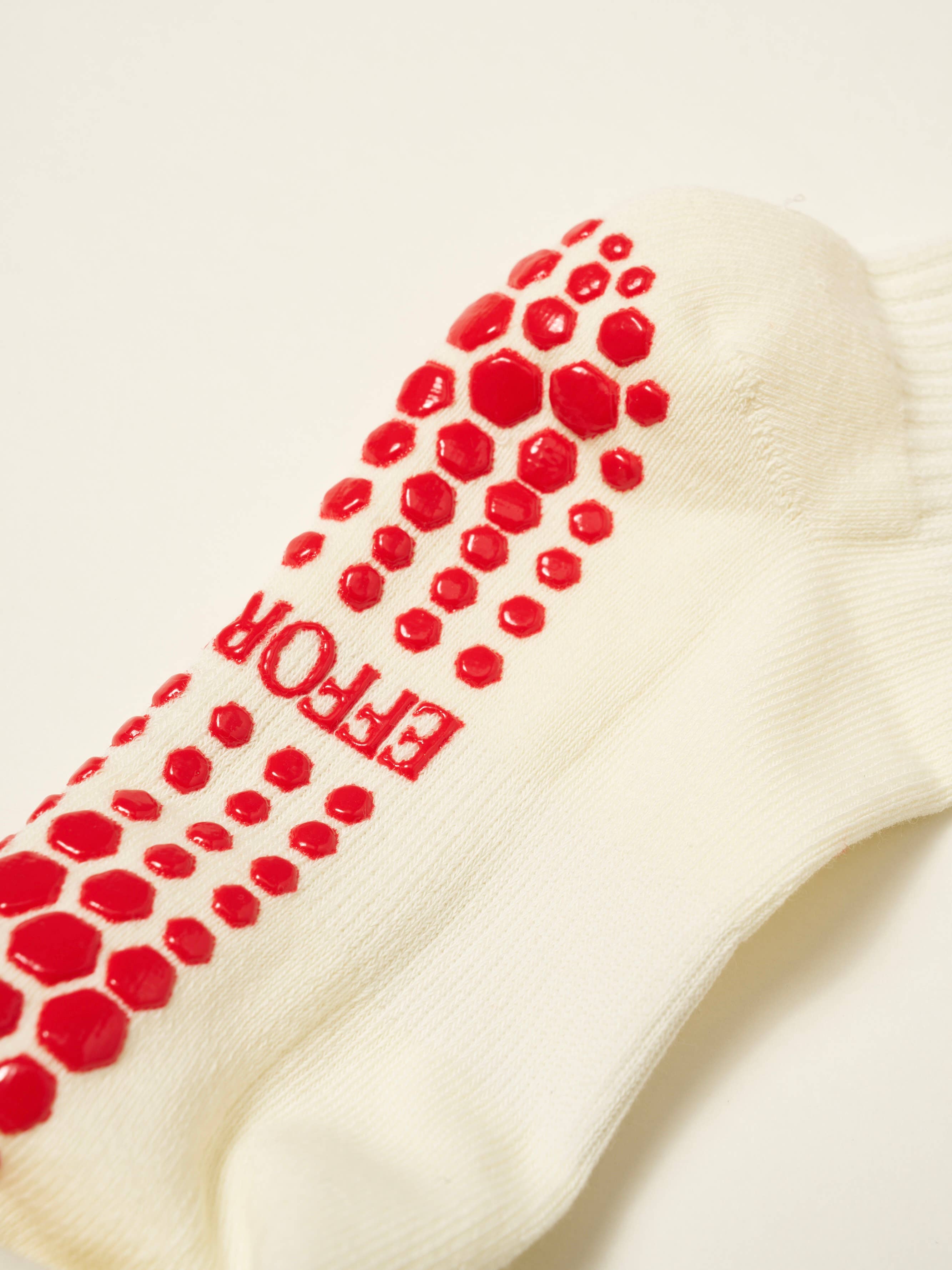 Effortless Club - Wholesale Socks - Women's - 🍓 Strawberry Ruffle Grip Sock, Pilates Socks6