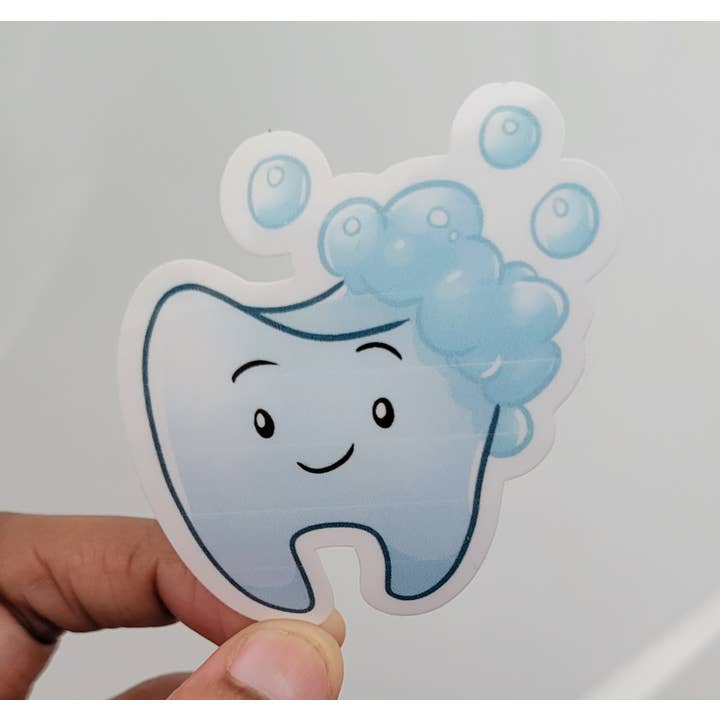 Adesivo per denti | Adesivo per laptop per la vendita all'ingrosso da parte di CraftdeeD