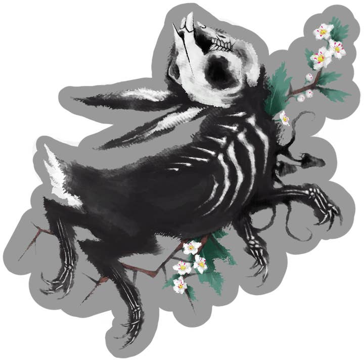 Beltane Bun Sticker for wholesale by The Spooky Dinosaur
