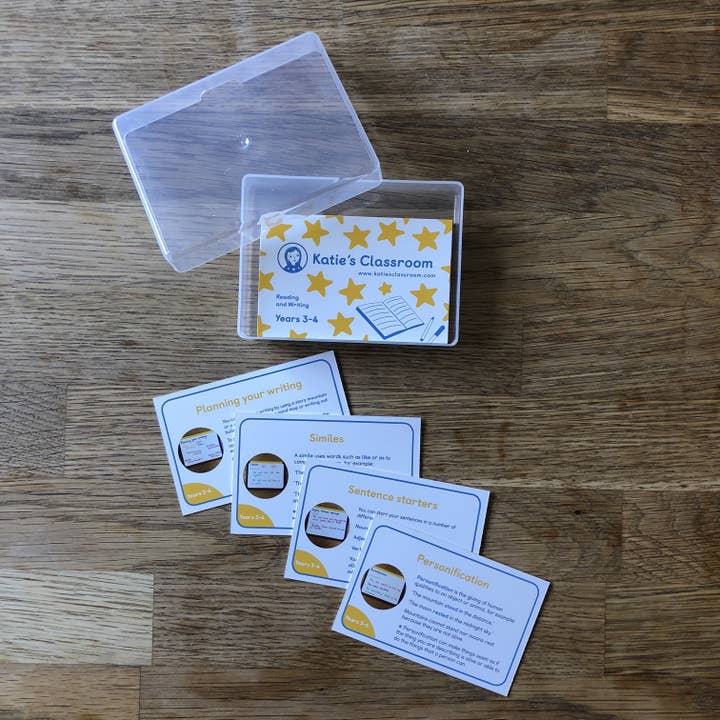 År 3-4 Läsa och skriva kort för wholesale av Katie's Classroom