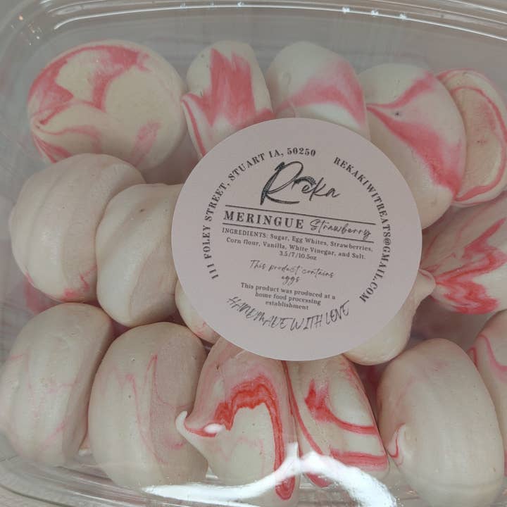 Reka Kiwi Treats - Wholesale Cookie - Meringue Kiss Cookies 8oz3