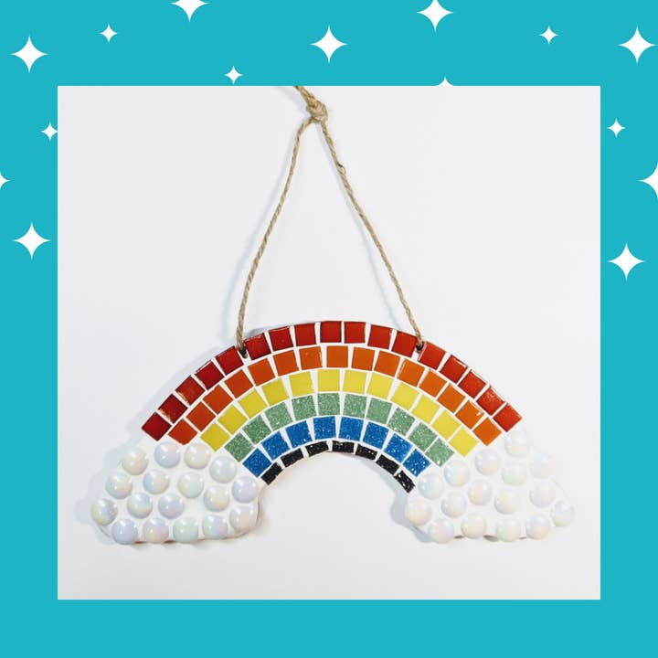 Montet Designs – wholesale DIY craft kit – Rainbow DIY Mosaic Kit, Craft Box9