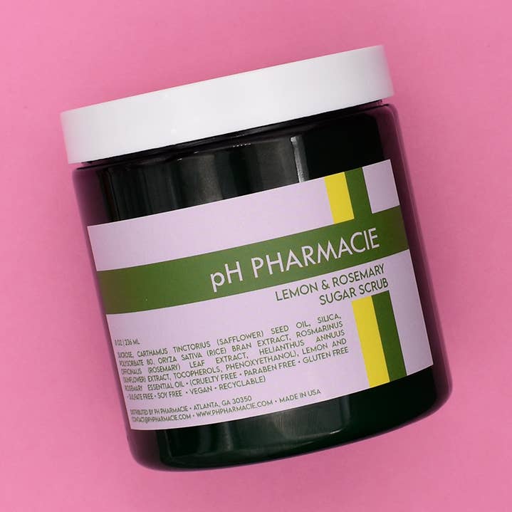 Lemon & Rosemary Sugar Scrub for wholesale by pH PHARMACIE