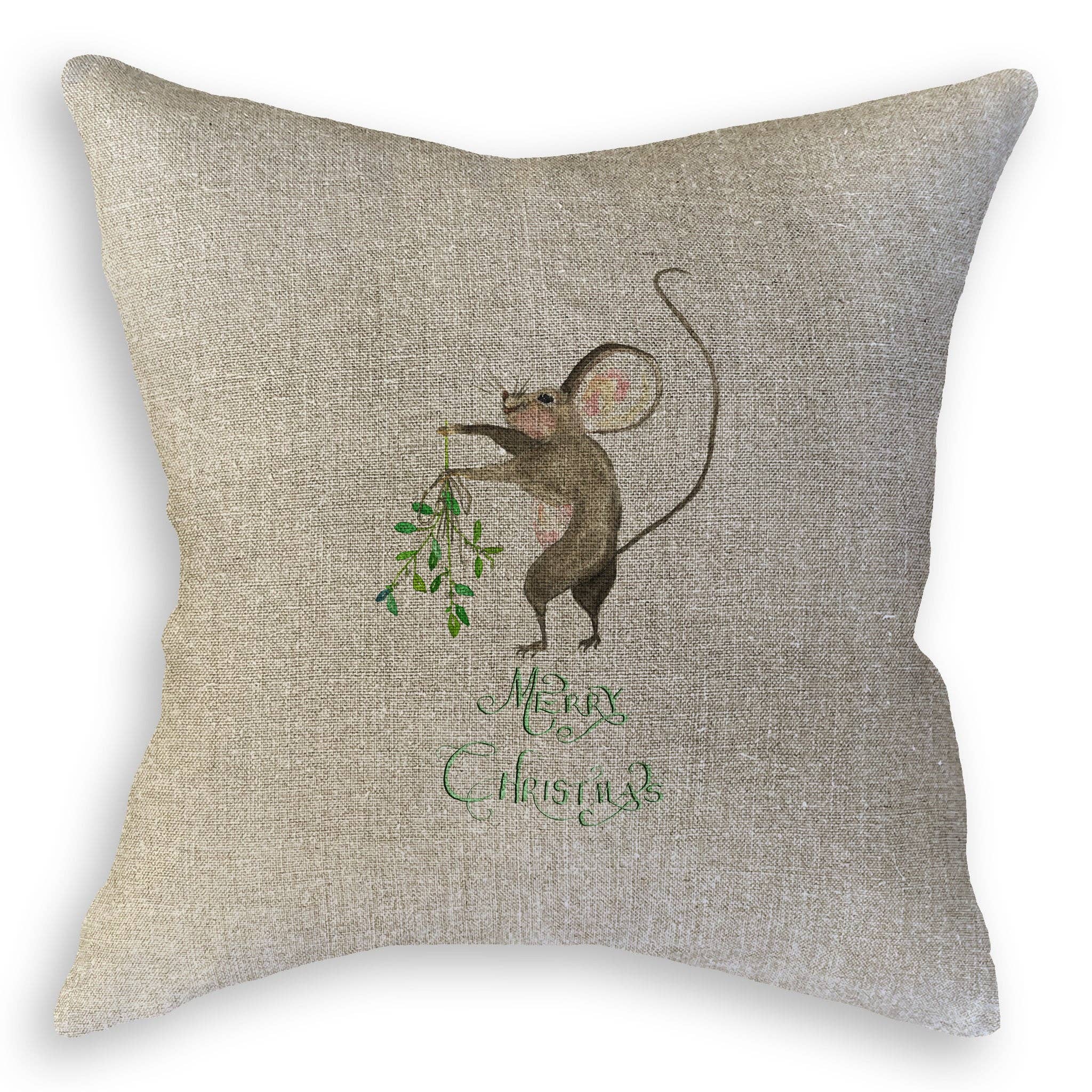 French Graffiti - Wholesale Tea Towel - Merry Christmas Mouse10