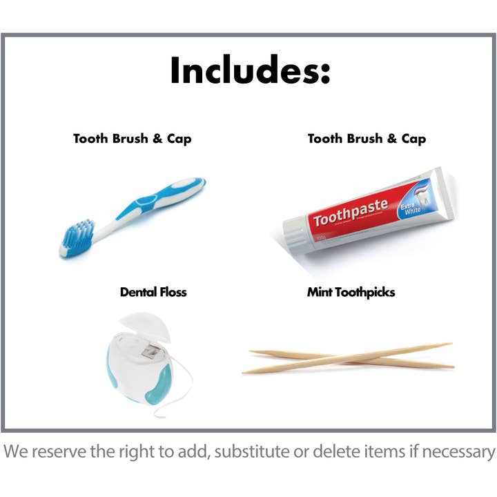 Potty Packs - Wholesale Oral Care Set - Dental Kit: Perfect Oral Care Companion for On-the-Go