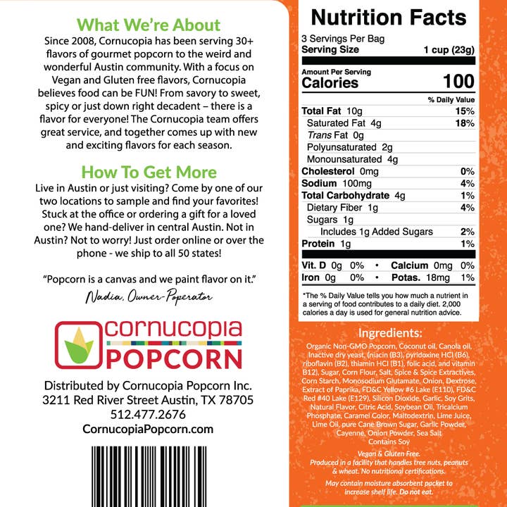 Cornucopia Popcorn - Wholesale Popcorn - Gourmet Popcorn Bundle Deal- 120 Signature Bags6