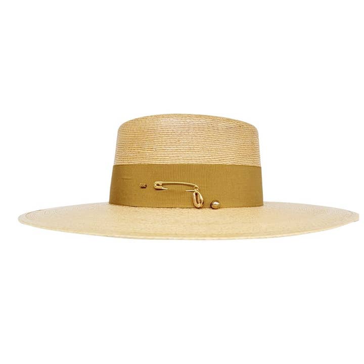 PETRA SAVAGE - Wholesale Straw Hat - Women's - ESTRID Women's Gambler Straw Hat 3