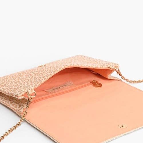 MiMi Wholesale - Wholesale Clutch Bag - Women's - AB22575 Rose Gold Evil Eye Beaded Clutch