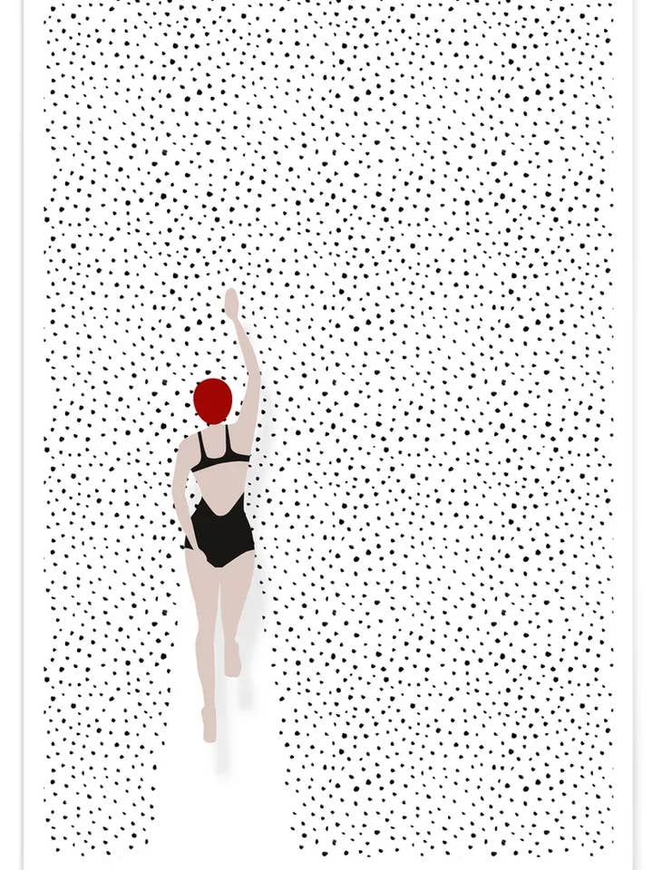 Point Swimmer premium plakat for engroshandel hos JUNIQE