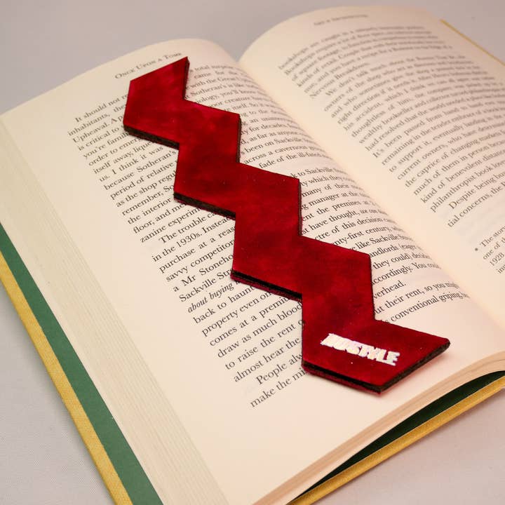 Leather Zig Zag Bookmark for wholesale by Nostyle