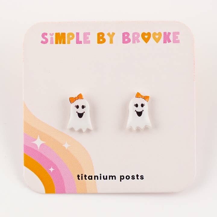 Ghost Girl Earrings for wholesale by SimplebyBrooke