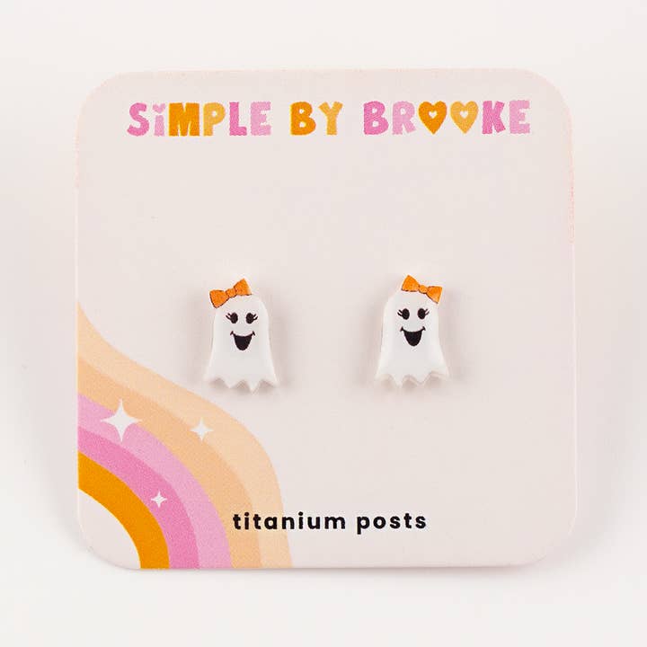 Ghost Girl Earrings for wholesale by SimplebyBrooke