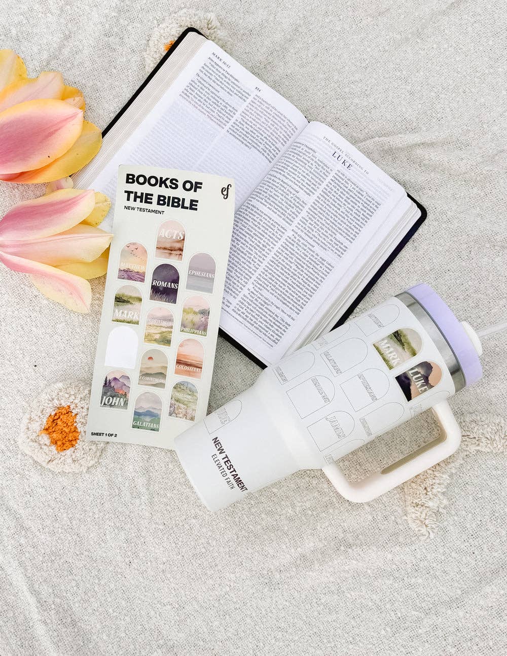 Elevated Faith - Wholesale Insulated Mug/Tumbler - NT Bible Checklist 40 oz Tumbler3